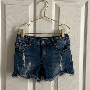 Hudson girls blue denim shorts
